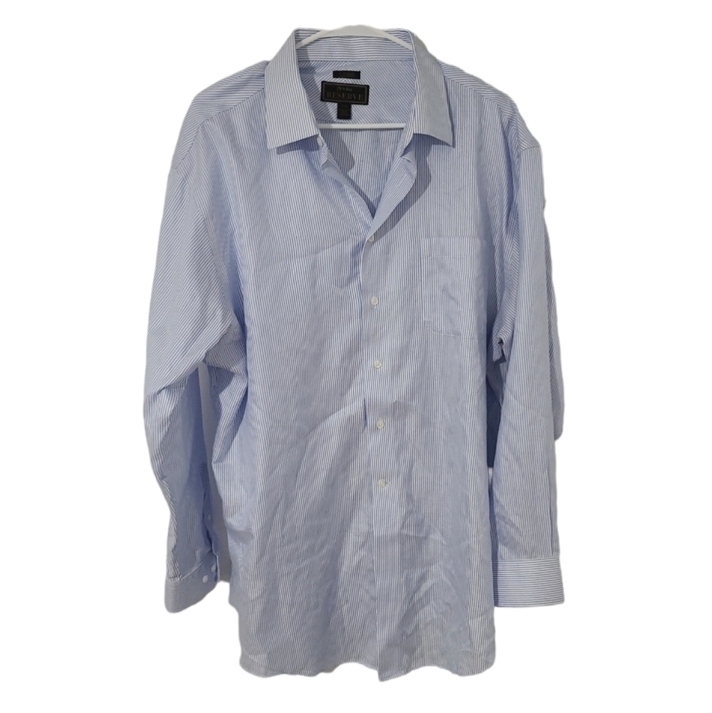 Men's no wrinkles tailored fit JOS A Bank reserve dress shirt